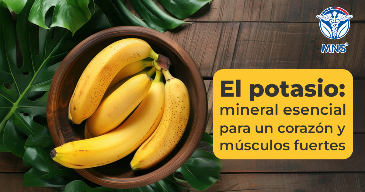 El potasio mineral esencial para un corazón y músculos fuertes ...